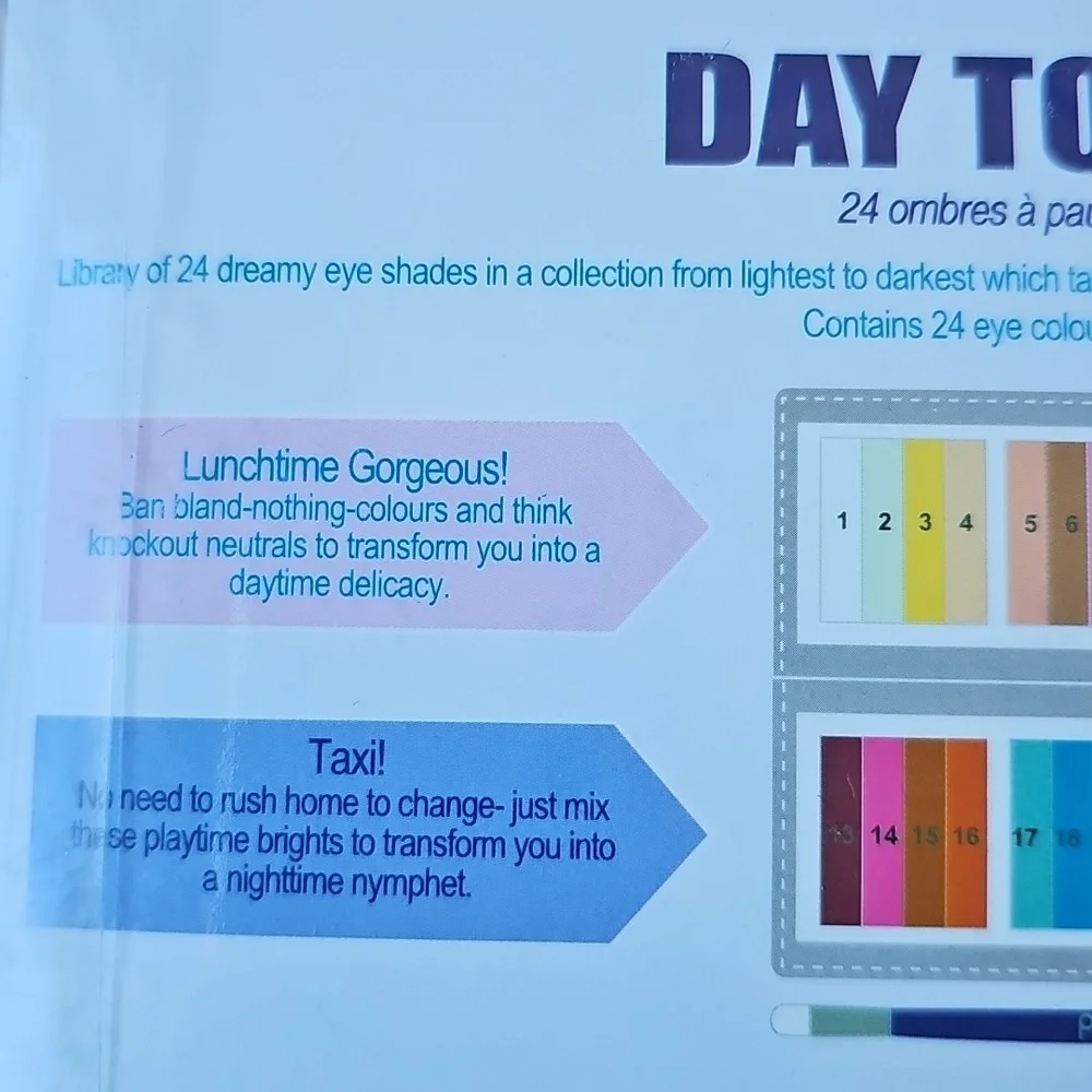 Vintage Pop Beauty Day To Play Eyeshadow Palette - Collector's Item - Never Used